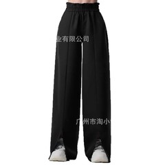 休闲裤女男大码速干直筒防水夏季薄款冰丝透气百搭宽松工装裤运动