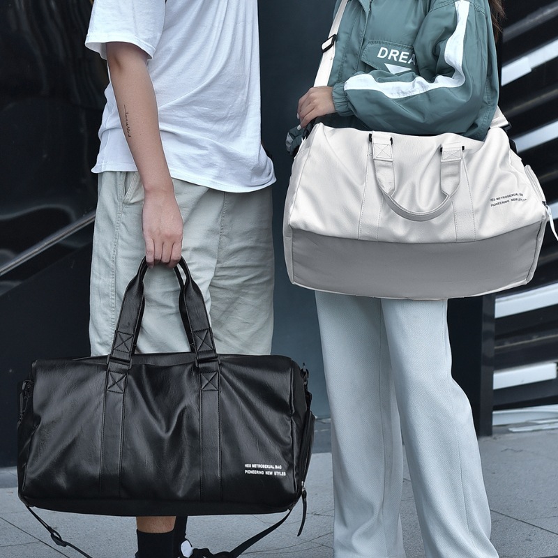Sac à main de grande capacité pour hommes, bagages de loisirs à la mode, sac de voyage pour sports de plein air, sac de fitness à séparation sèche et humide_voghion.com