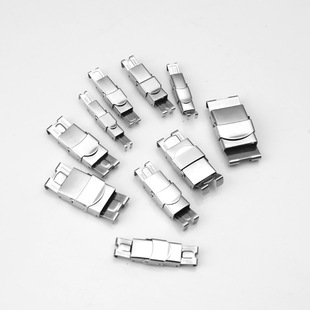 Wholesale stainless steel buckle jewelry buckle leather rope silicone bracelet bracelet special diy accessories new jewelry buckle