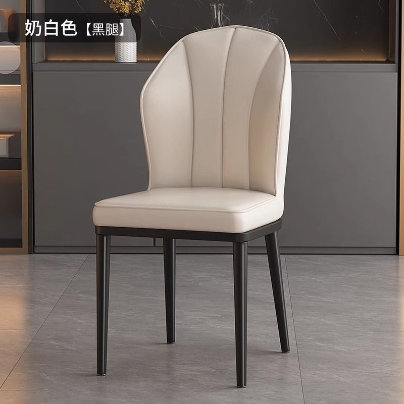 北欧轻奢餐椅家用凳子靠背简约化妆桌椅餐厅酒店轻奢铁艺餐桌椅子|undefined