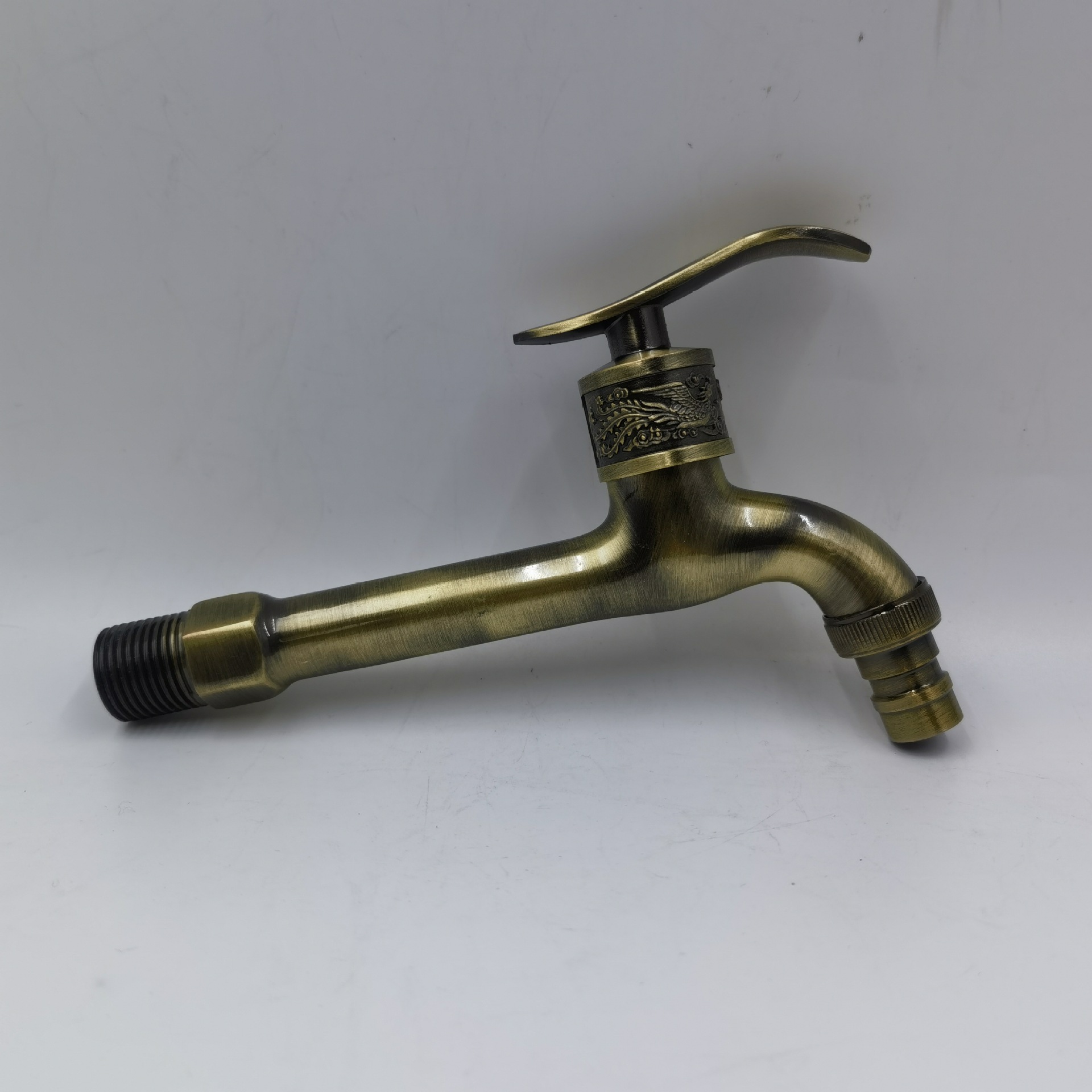 Antique-style washing machine faucet for single cooling, 4-minute special quick-opening extended mop sink, balcony faucet for household use Item Picture