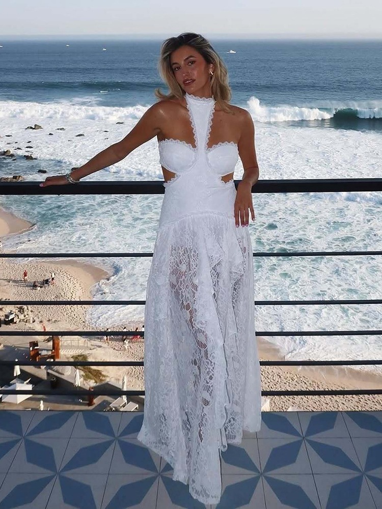Summer sexy lace long bra top sleevless