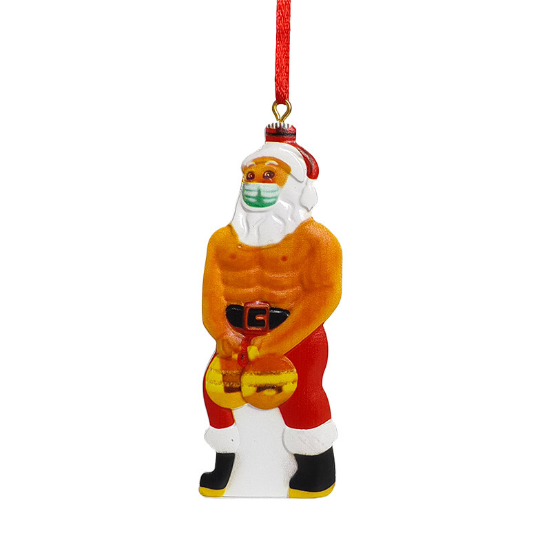 新しいクリスマスのペンダントはサンタクロースの吊り具の記念装飾の樹脂の工芸品をスプレーします。|undefined