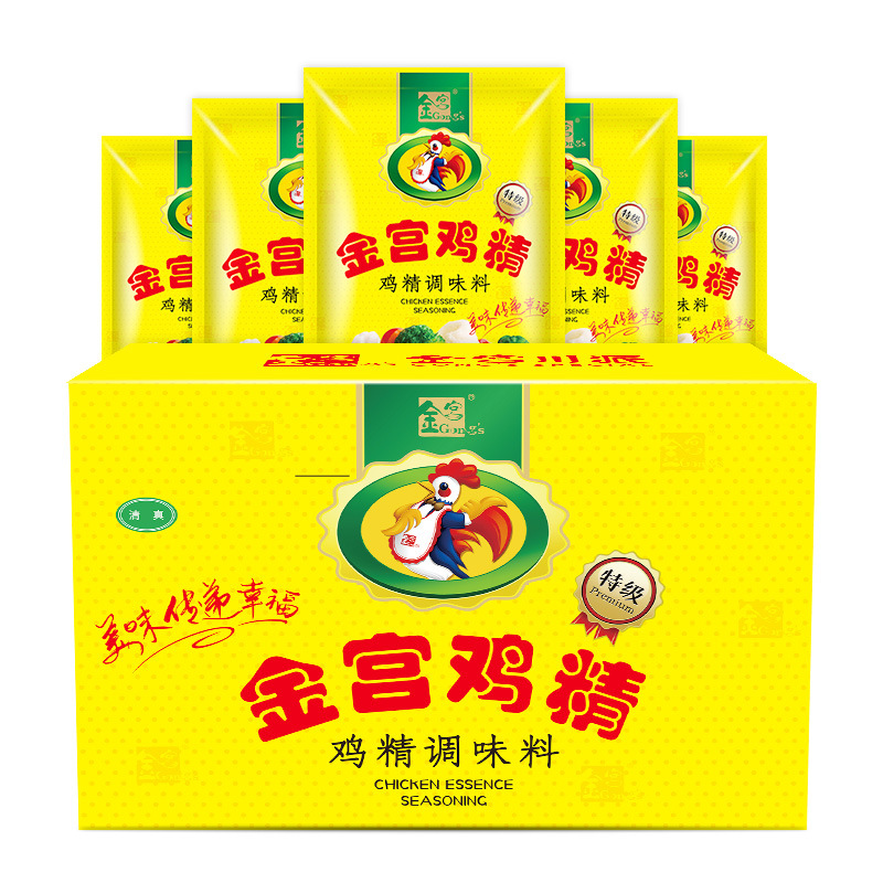 金宫特级鸡精454g*20袋 整箱家用商用炒菜鸡汁浓缩提鲜味精调料包