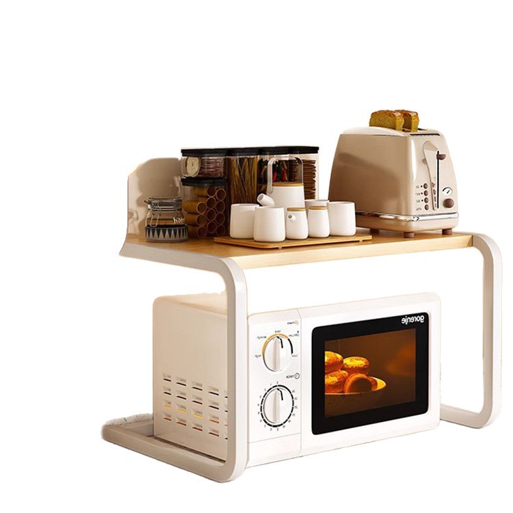 Estante de almacenamiento especial para horno de microondas de cocina, soporte de almacenamiento de encimera doméstica, horno multifuncional, arrozco, estante de almacenamiento