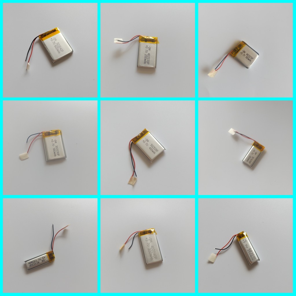401025 401030 402020 402025 402030 402040 603040 Lithium Battery 3.7V
