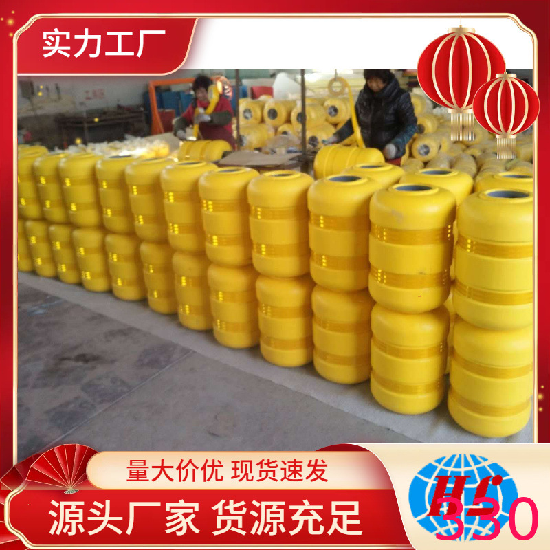公路、高速路转动式新型旋转桶防护栏，旋转桶护栏厂家防撞设施青