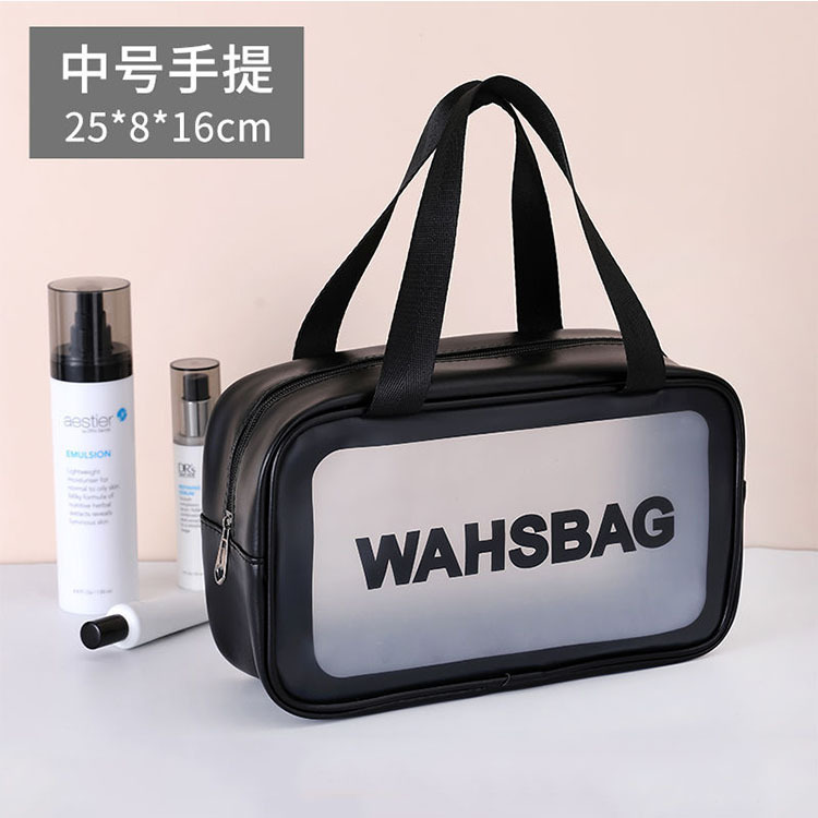 Bolsa cosmética esmerilada personalizada de fábrica bolsa de lavado de viaje portátil bolsa de almacenamiento portátil bolsa de almacenamiento de viaje al aire libre impermeable