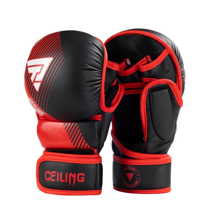 Guantes de boxeo ZTTY transfronterizos con forro interior grueso, guantes de MMA para entrenamiento de Sanda, combate y sacos de boxeo, aptos para adultos. image 16