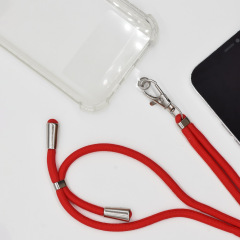 取り外し可能で調整可能な携帯電話ロングメタルクロスボディストラップ紛失防止ウォーターカップアクセスコントロールキーホルダードキュメントバッジ