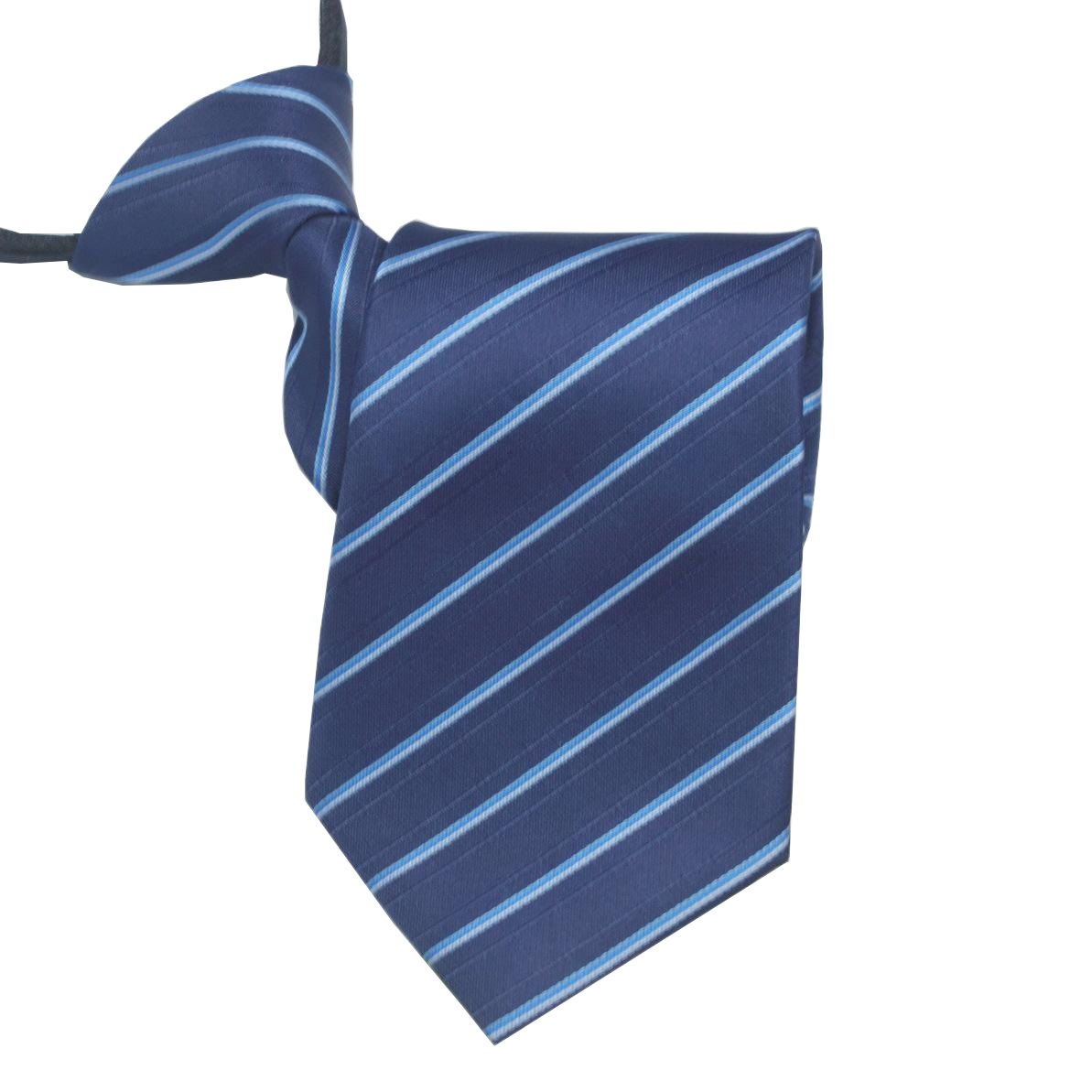 Fabricante spot cremallera corbata hombre ropa formal negocios 8cm perezoso fácil de tirar sin corbata rojo rayas negras