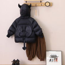 儿童冬装羽绒棉服2025新款韩版男童棉衣时髦中小童棉袄洋气外套潮