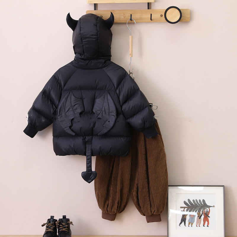 儿童冬装羽绒棉服2025新款韩版男童棉衣时髦中小童棉袄洋气外套潮
