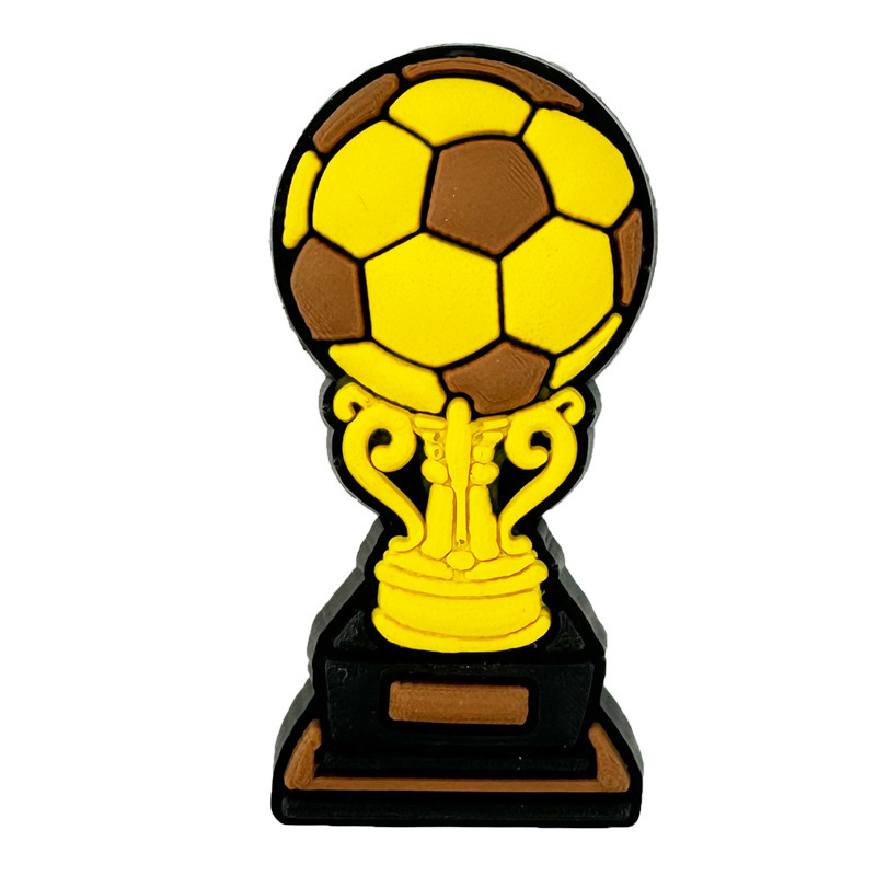 メーカー卸売 サッカーシリーズ ドリルシューズアクセサリー PVC厚手素材 シューズデコレーション DIYシューズバックル装飾品|undefined