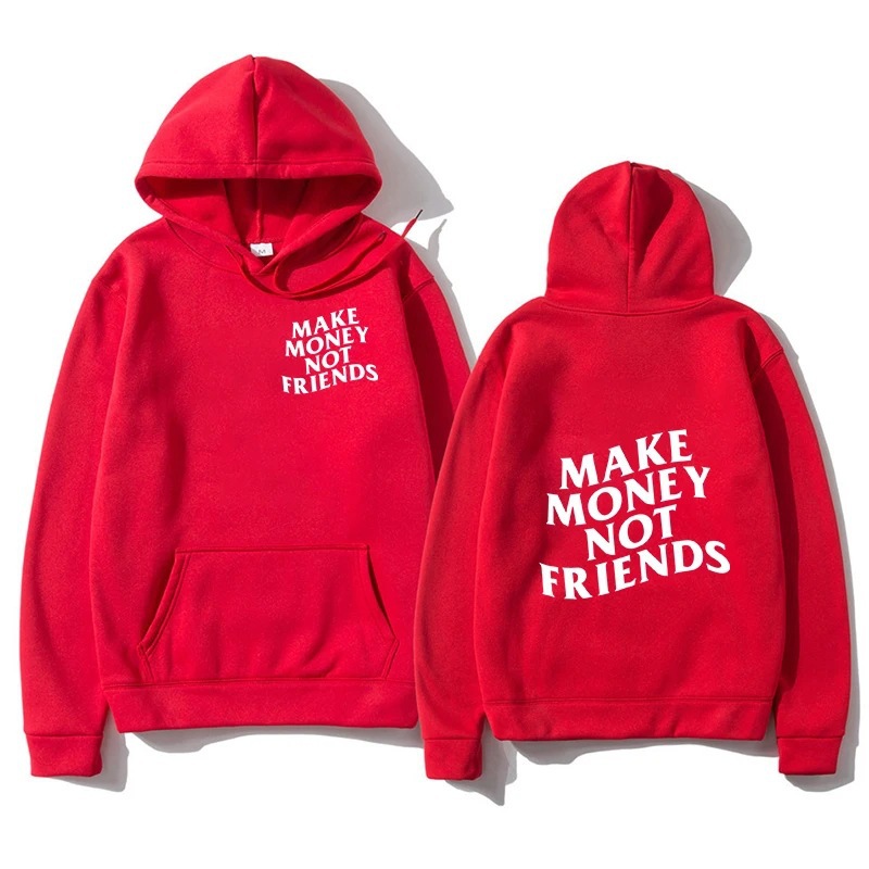 Funny Need Money Letter Print Hoodie Fashion Design Men's Wo