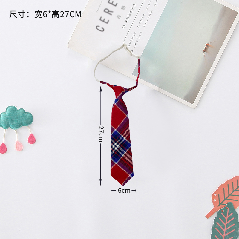 Pajarita para niños Corbata para niños coreanos Pajarita para bebés de color rojo vino de moda