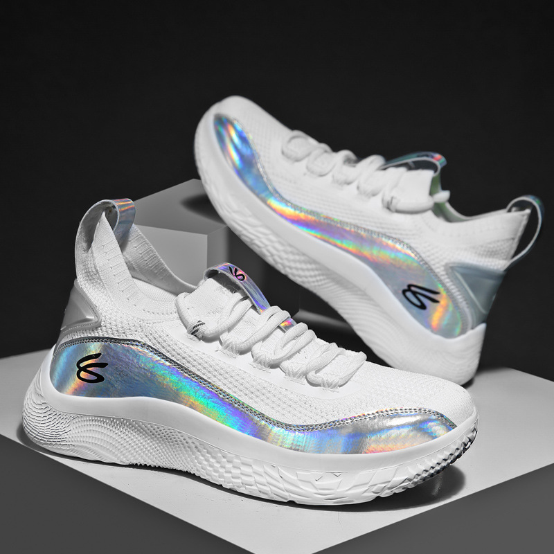 128 men's and women's basketball shoes spring and summer low-top flying woven mesh breathable plus size couple youth training sneaker tide 128 men's and women's basketball shoes spring and summer low-top flying woven mesh breathable plus size couple youth training sneaker tide