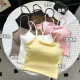 Pure Desire Spice Girl Hollow Backless Cross Small Sling Beautiful Back Vest with Chest Pad Wrapping Chest Outer Wear Bottoming Tube Top