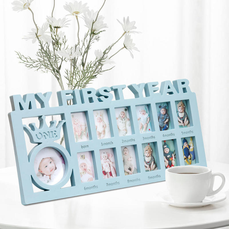 12-month-old Baby and Kidsren's Growth Id Photo Amazon Commemorative Photo Frame Wall Hanging Table Plastic Letter Photo Frame 12-month-old Baby and Kidsren's Growth Id Photo Amazon Commemorative Photo Frame Wall Hanging Table Plastic Letter Photo Frame
