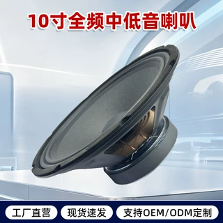 跨境外贸10寸双环布边扬声器 120磁35芯中低音全频喇叭音箱扬声器
