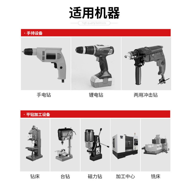 25pc麻花鑽鍍鈦鐵盒套裝高速鋼直柄鍍鈦麻花鑽頭金屬鑽孔組合工具
