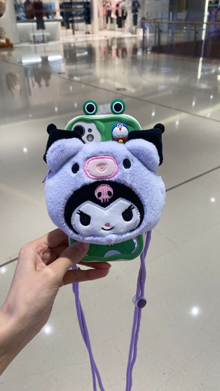【钱包款-不含壳】卡通可爱手机背夹斜挎手机链不挑型号|undefined