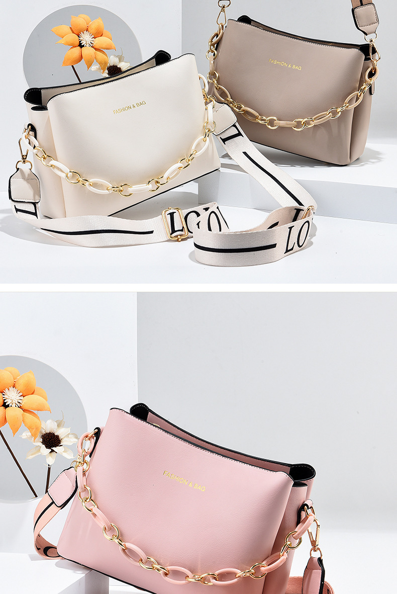 Women's Medium Pu Leather Color Block Vintage Style Classic Style Zipper Crossbody Bag display picture 9