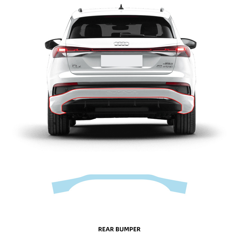 Audi Q4 e-tron máquina especial para cortar TPU invisibles ropa de automóvil película transparente para todo el automóvil pintura película protectora pre-corte