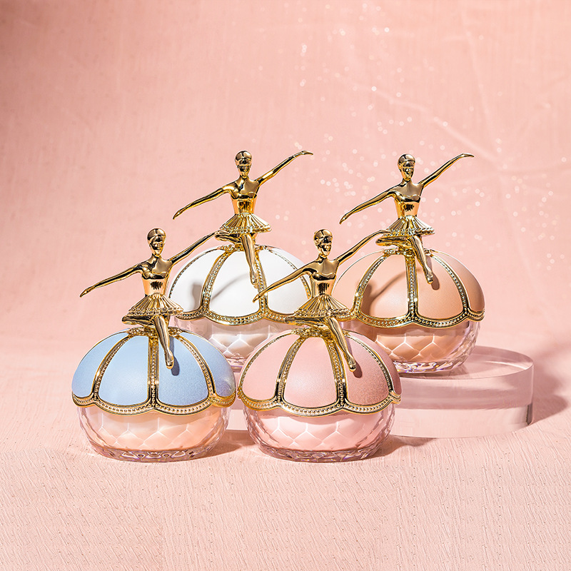 玛可安迪空气感持妆芭蕾舞定妆粉控油光定格底妆抖音快手一件代发