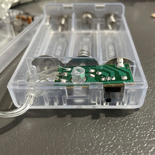 Battery-operated LED flashing string lights starry battery lights wholesale Christmas small colored lights festival outdoor holiday decoration