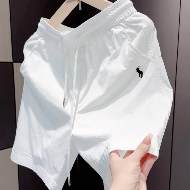 Quick-Drying Shorts Men's Summer Outer Wear Thin Running Sports Pants Men's 2025 New Beach Pants