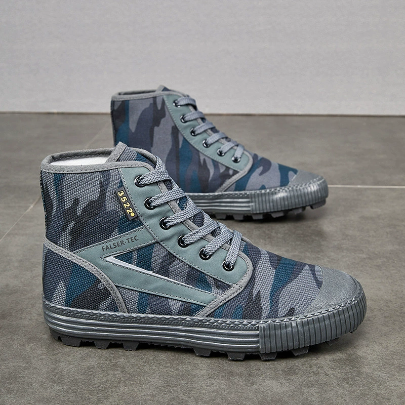 3522 высокая помощь дышащая холст обувь на открытом воздухе обувь для альпинизма повседневная обувь для кемпинга обувь для защиты от грязи и труда обувь