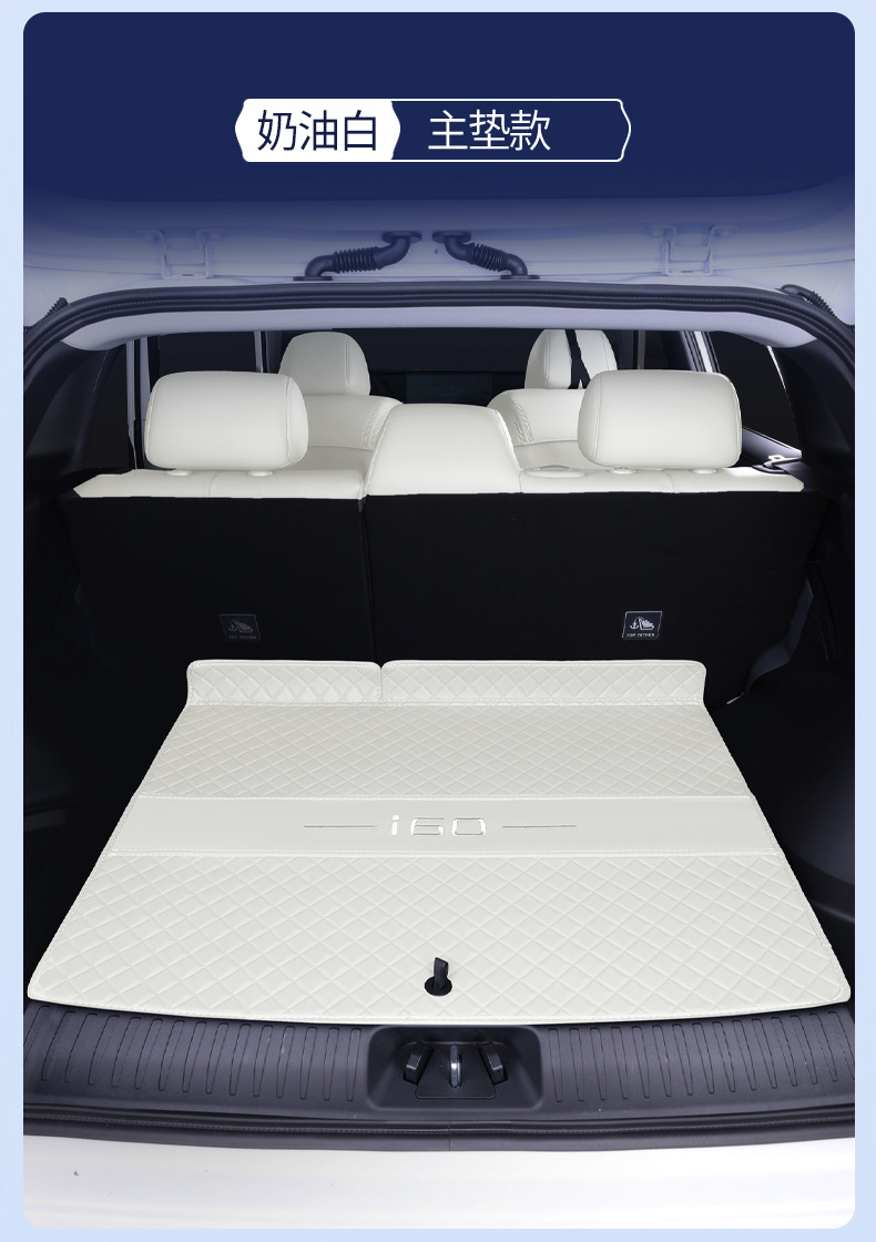 Suitable for 26 Models of Aion I60, Full Coverage Trunk Mat for Aion I60, Special Modified Interior Car Trunk Mat