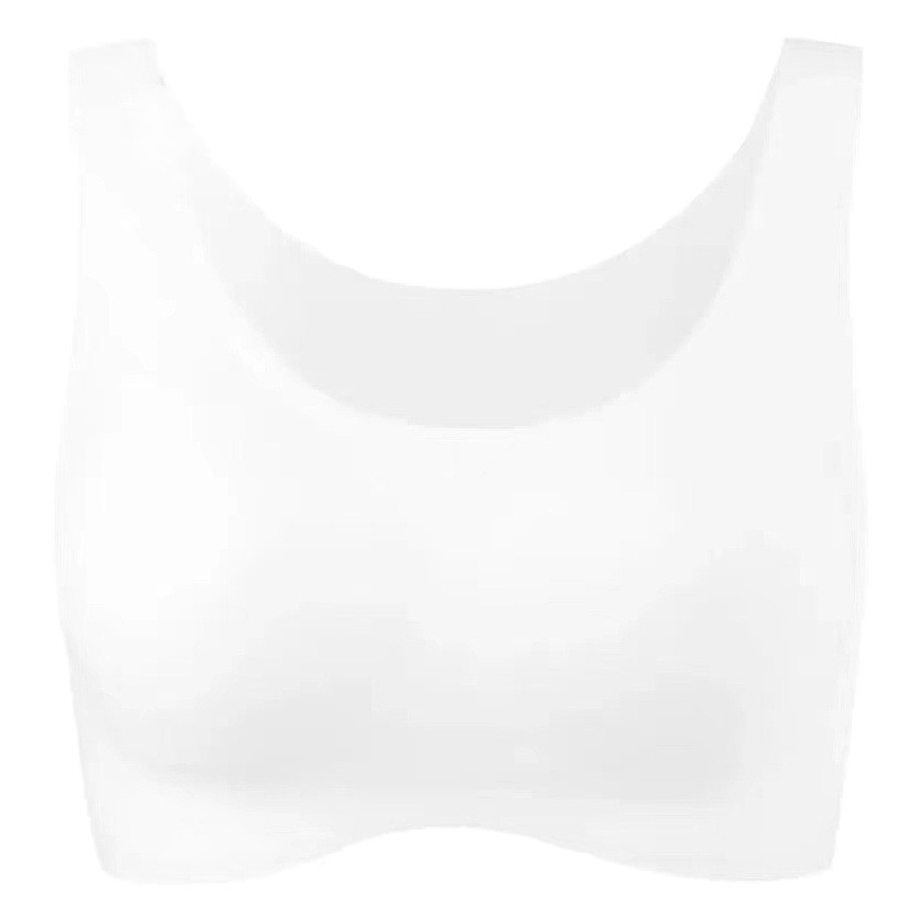 Clásico de Yunduo Nabi mismo estilo Japonés chaleco sujetador inalámbrico sin costuras se reunieron Seda del Hielo Dormir ropa interior para las mujeres