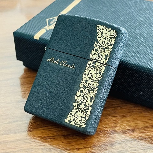 Investment Hong Kong ZORRO brass shell classic black sand cracked paint series lighter kerosene machine