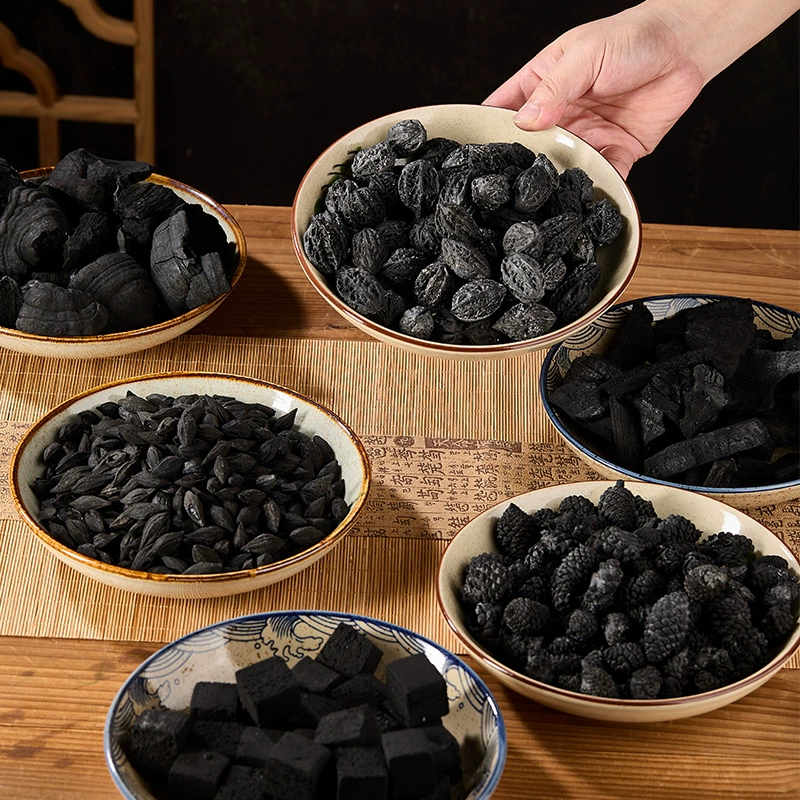 Бездымный углерод для приготовления чая на плите бытовой чай в помещении для приготовления чая усовершенствованный уголь оливковый уголь грецкий орех Драконий глаз уголь для барбекю углерод