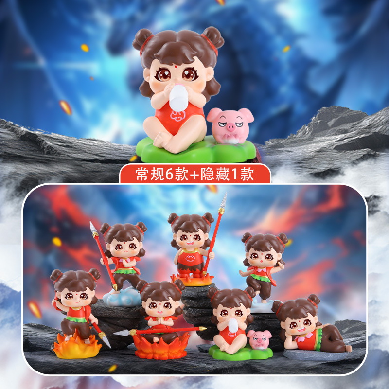 可爱吉祥物马年萌宠神马都有盲盒创意潮玩桌面摆件节日礼物批发款|undefined