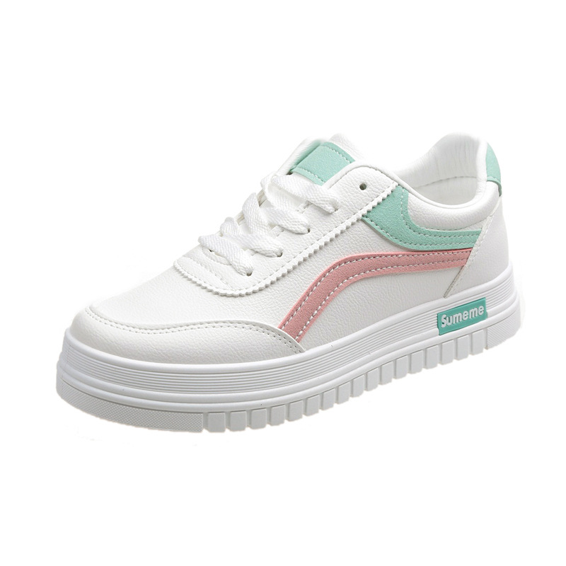 Spring New Basic White Versatile Student Running Casual Shoes