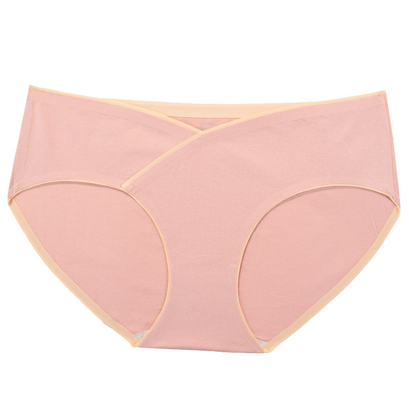 Ropa interior de las mujeres embarazadas algodón antibacteriano inferior entrepierna cintura baja vientre apoyo embarazo temprano, medio y tarde posparto ropa interior de algodón sin costuras mujeres embarazadas