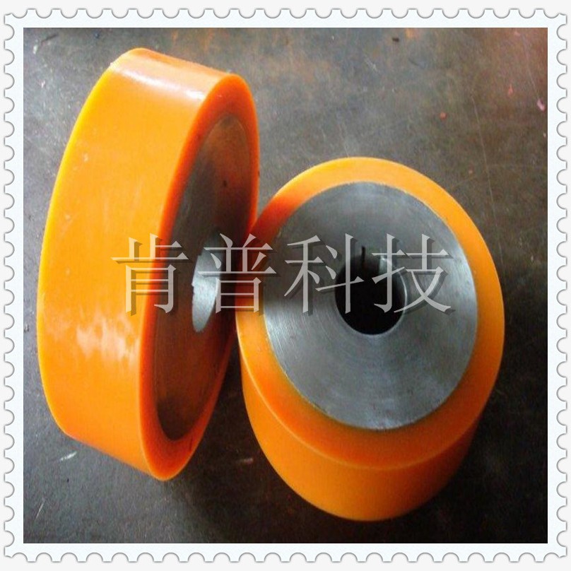 CPU弹性体轮子 工业机械辅助滑轮 轮子配件 pulley