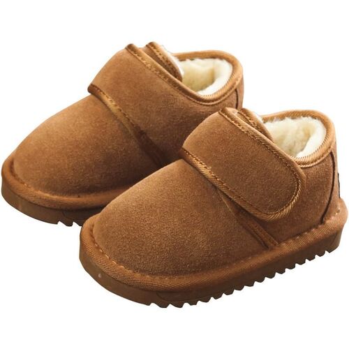 Children's Thickened Snow Boots, Winter New Arrival Unisex Sneakers for Toddlers, Velcro-Attached Thickened Fleece Baby Cotton Shoes