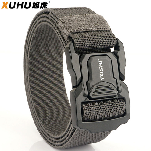 New tactical belt nylon workwear aluminum alloy buckle quick-drying pants belt outdoor canvas training inner belt wholesale