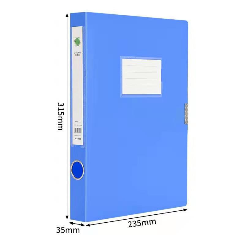 Wholesale Thickened A4 Plastic File Boxes in Stock, Plastic Document Boxes, Folders, Receipt and Data Storage Boxes Manufacturer