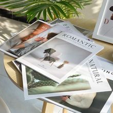 英文报纸拍照道具杂志摄影网红布置服装店装饰ins背景布拍摄道具