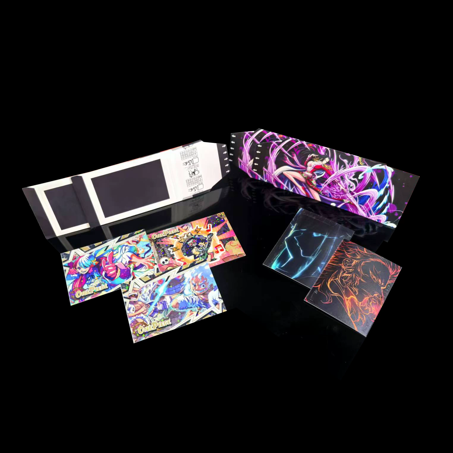 Квадратная карта-слепой бокс, карта-наклейка Polaroid, аниме-периферия для игр, карта-наклейка с возможностью кастомизации