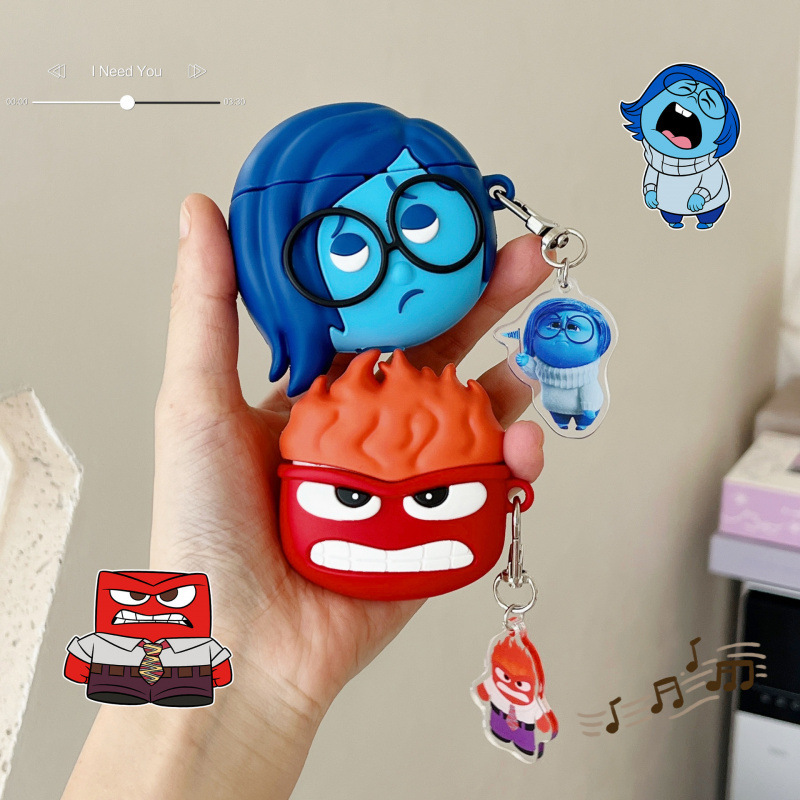 Cute cartoon protective case for AirPods Pro 2, Apple animated movie series 1/2/3, cute Bluetooth earphone case Cute cartoon protective case for AirPods Pro 2, Apple animated movie series 1/2/3, cute Bluetooth earphone case