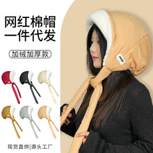 现货冬季加厚帽加绒保暖雷锋帽子女棉包户外骑行电动车防风防寒帽