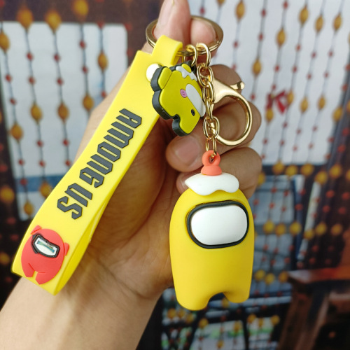among us Werewolf peripheral keychains for men and women, personalized couple doll bags, keychain rings
