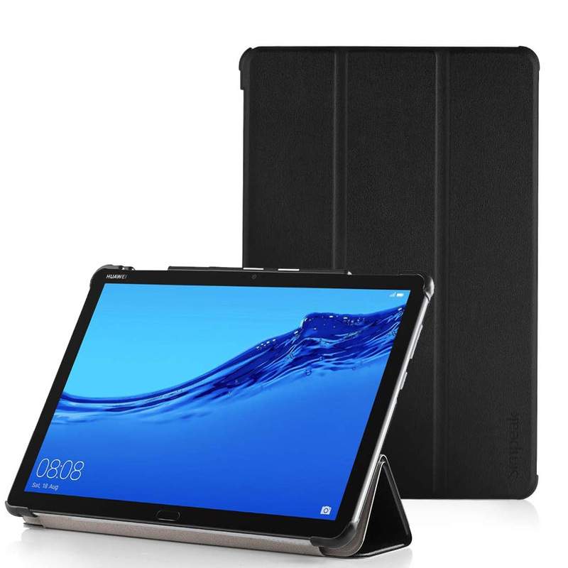 in stock for Huawei M3 lite 10.1 Flat Leather Case BAH-W09/L09/AL00 Caster Protective Case