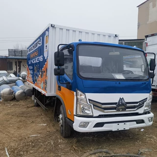 出口豪沃柴油版4米2轻卡运输车 5米2运输车二手豪沃厢式车